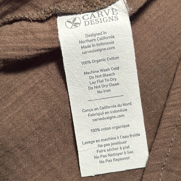 Carve Design Dylan Organic Cotton Green Top - Picture 8 of 9